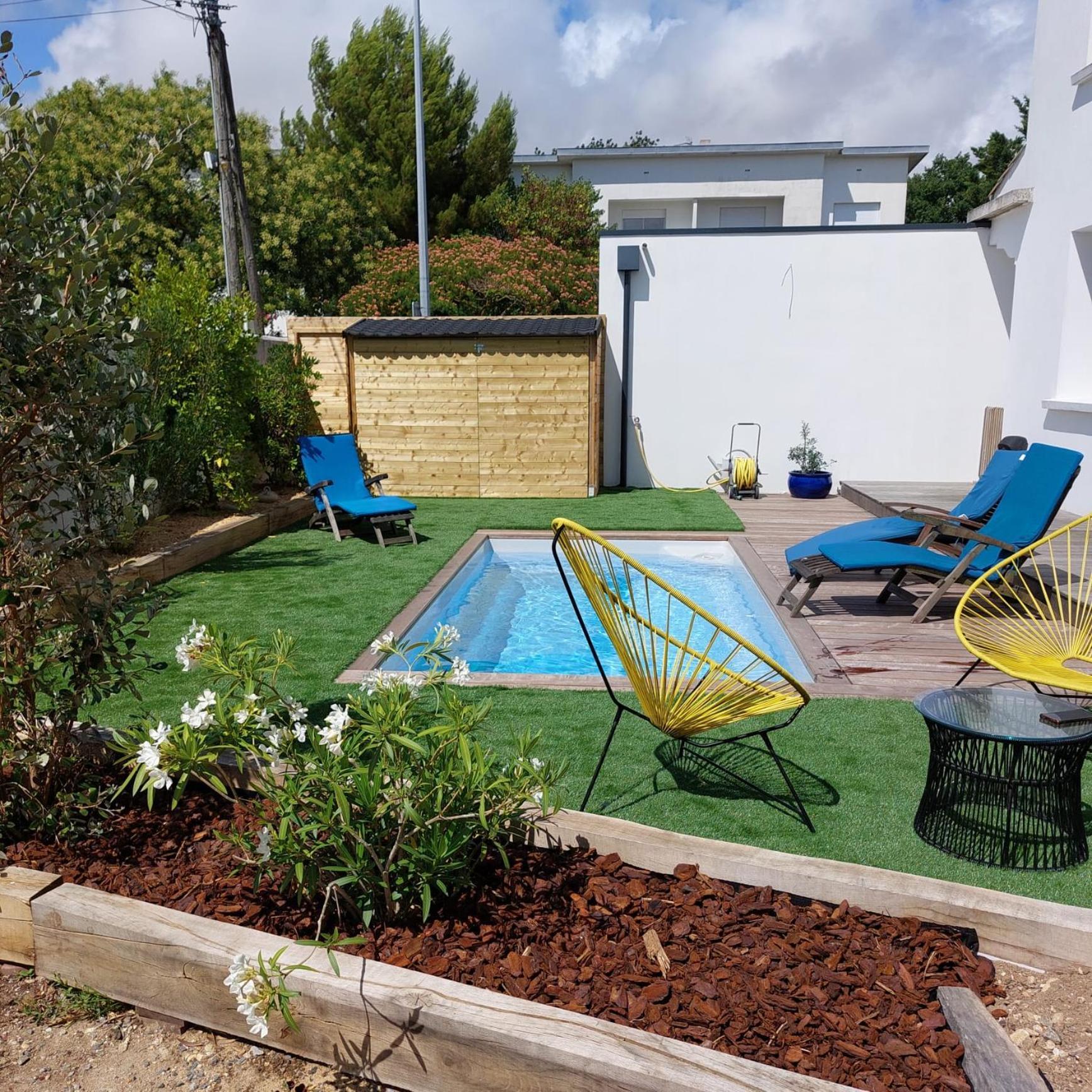 Maison Familiale Avec Jacuzzi Et Piscine Villa La Rochelle  Eksteriør bilde